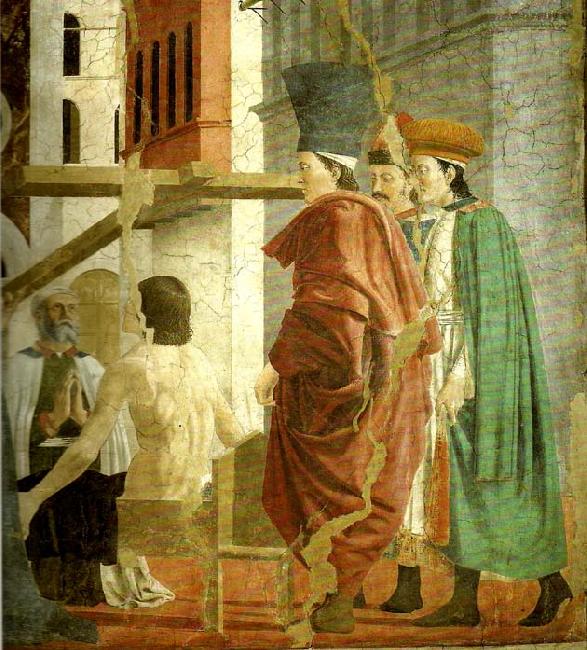 Piero della Francesca the legend of the true cross, detail